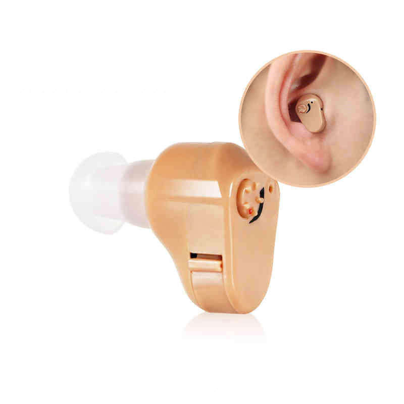 2pcs  Digital Hearing Aid Aids Kit Behind the Ear BTE Sound Voice Amplifier