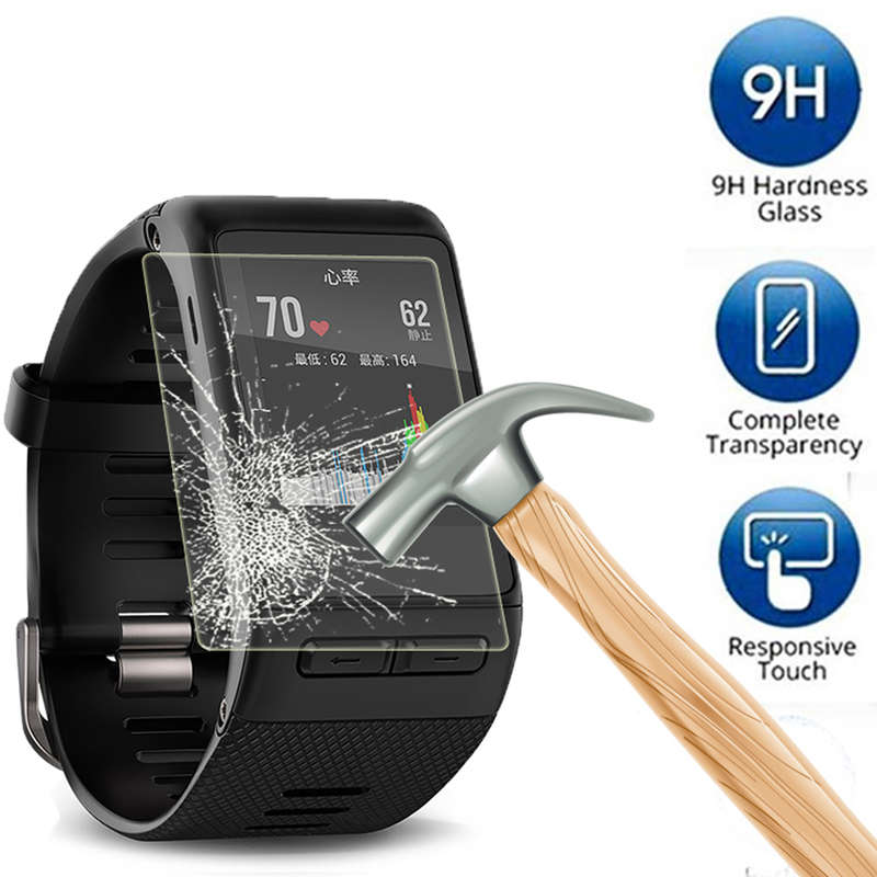 Tempered Glass Screen Guard Explosion-Proof Membrane For Garmin Vivoactive HR