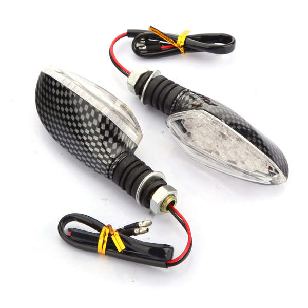 Motorcycle LED Turn Lights Indicators carbon
