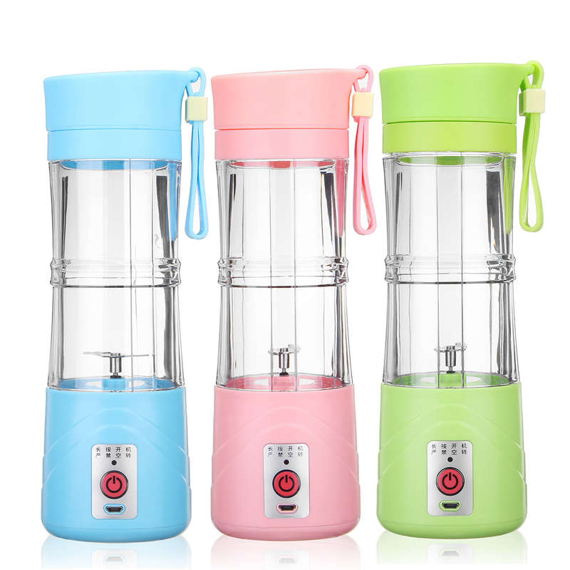 380ml Mini USB Rechargeable Electric Fruit Juice Smoothie Mixer Maker Blender J