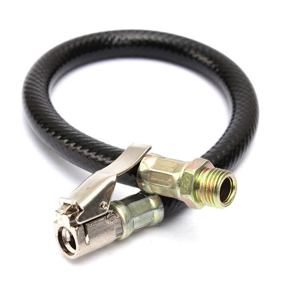 Air Tyre Tire Chuck Inflator Hose Flexible for Motorcycle Bike Car