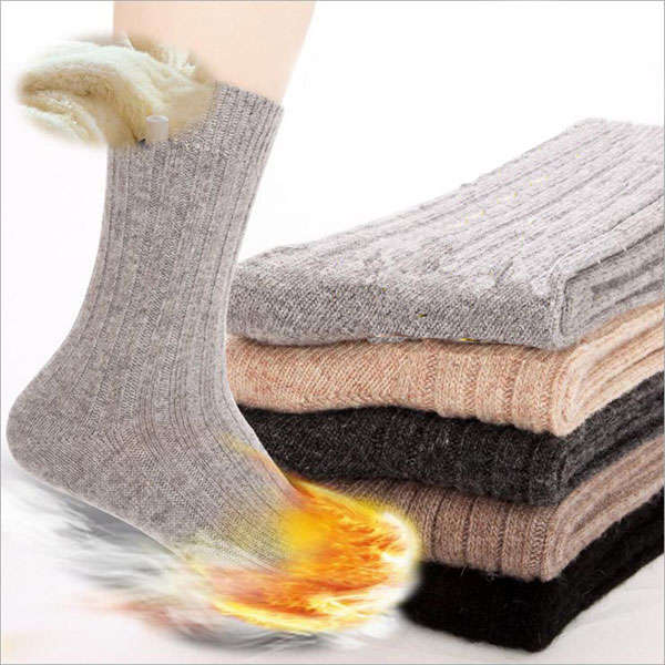 Men Thickened Knitting Wool Warm Socks Thickening Needle Rabbit Cashmere Socks