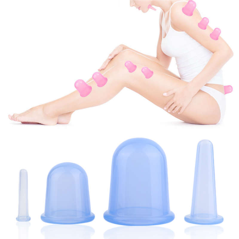 Facial Cupping Massage Anti Ageing Lift Skin Reduce Spot Wrinkle Silicone Vacuu