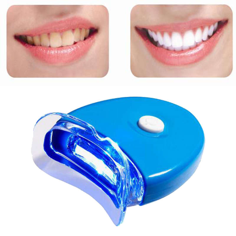 Mini LED Teeth Whitening Light Lamp Oral Care with 2 Batteries