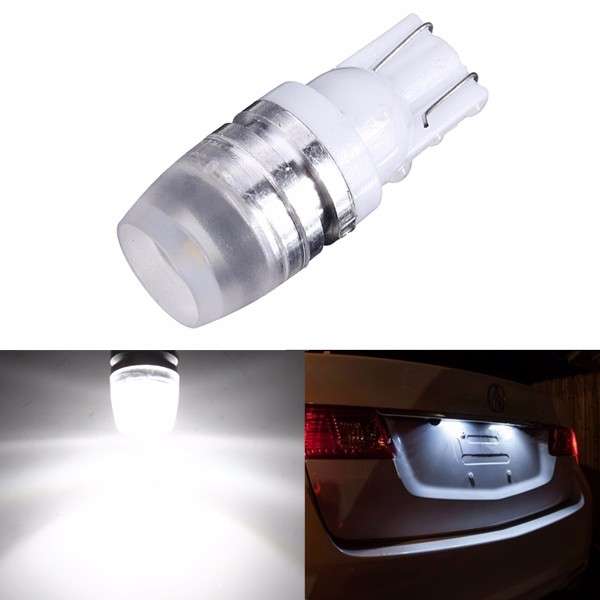 T10 High Power 1W LED Car Wedge Light Bulbs Xenon White 50LM 40mA DC12V