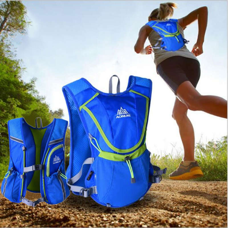 8L AONIJIE Running Vest Backpack Sports Camping Hydration Water Bladder Bag Hol