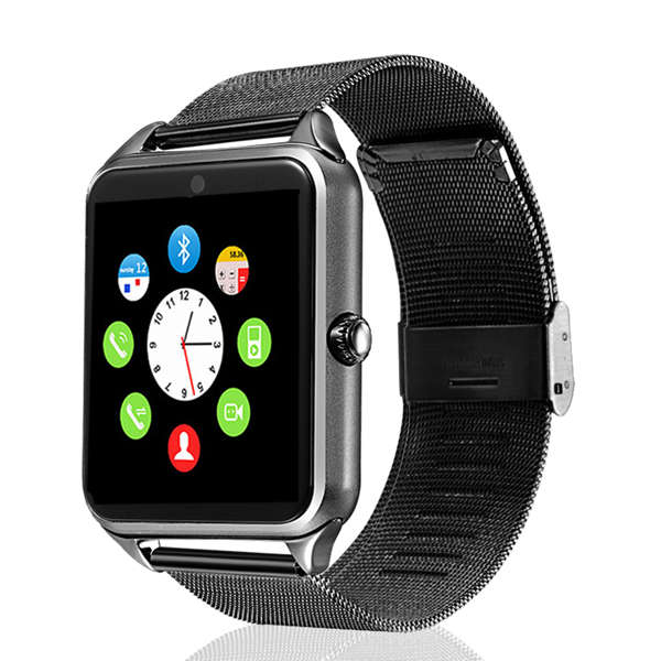 Z60 1.54inch Pedometer Sedentary Remind TF Card GSM Camera Bluetooth Smartwatch