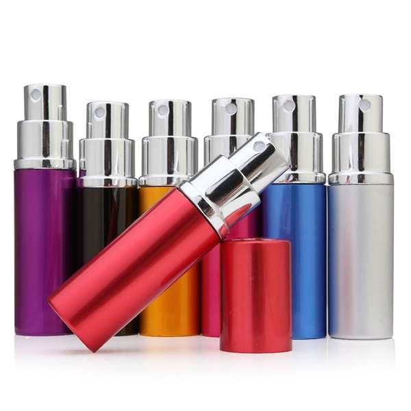 Refillable Mini Perfume Bottle Empty Parfum Bottle Traveler Aluminum Spray Atom