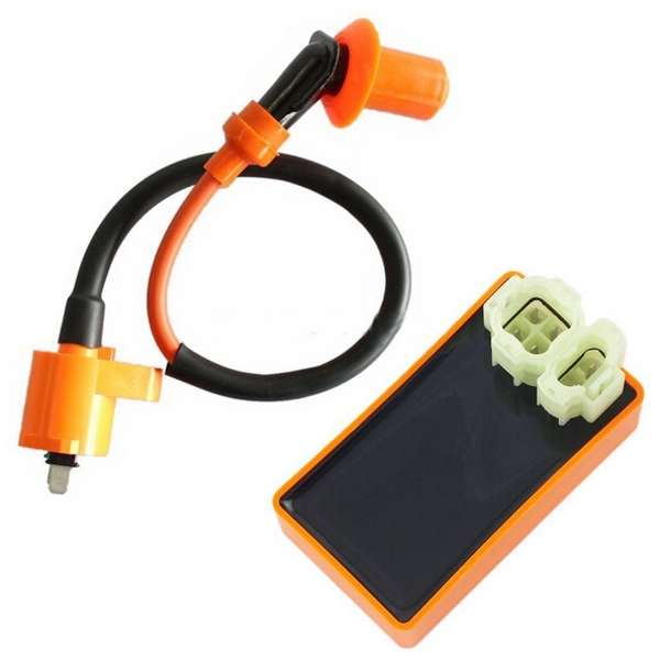 Ignition Coil+Racing CDI Box+ Spark Plug For GY6 50 125 150cc Moped Scooter ATV