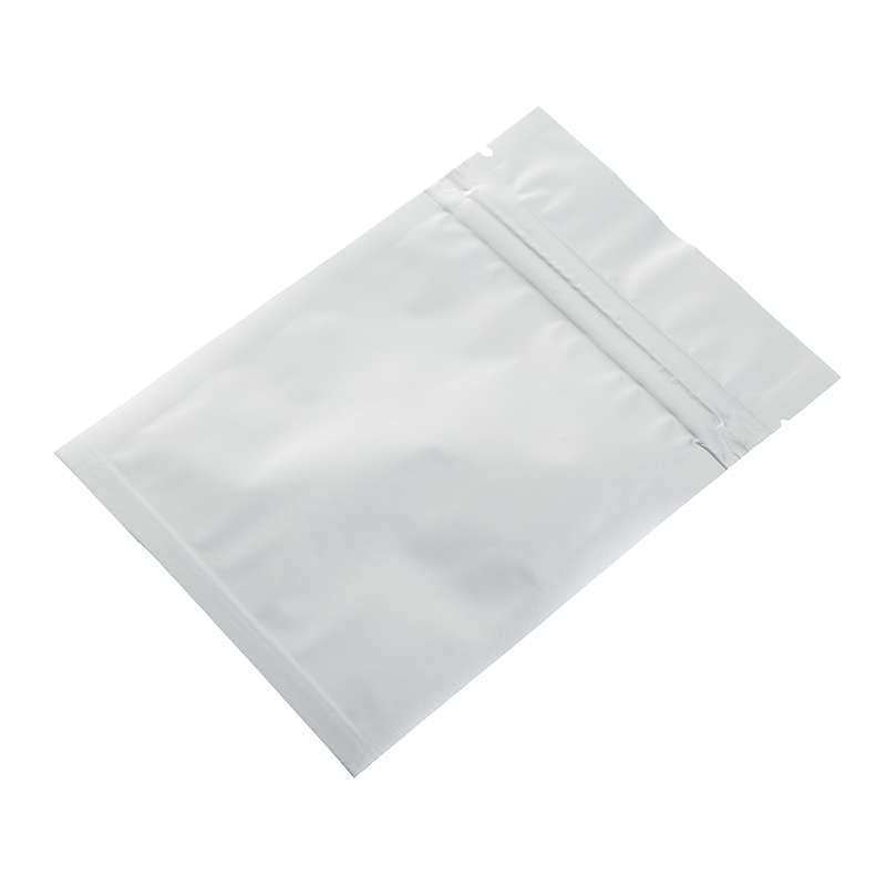 50Pcs 9x13cm Clear Front Aluminium Foil Zip Lock Bags Food Reclosable Seal Stor