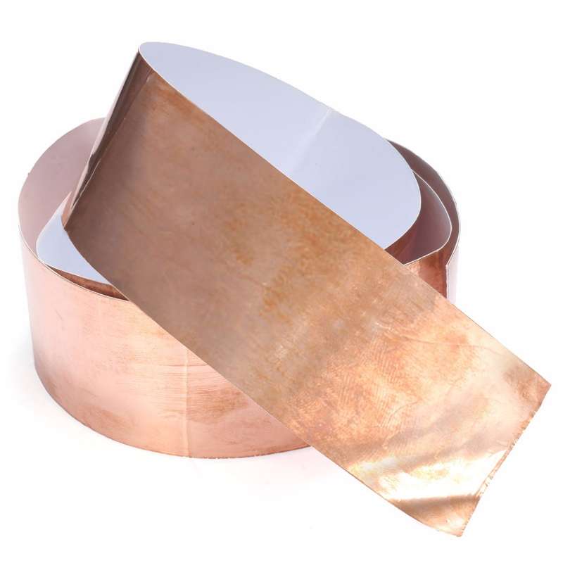 5cm x 1M EMI Copper Foil Shielding Tape 50mmx1m Low Impedance Conductive Adhesi