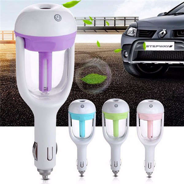 Car Humidifying Air Purifier Aroma Aromatherapy Oil Diffuser Negative Ion Air C
