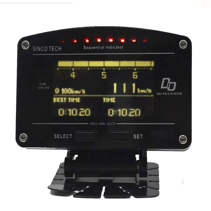 11 in 1 Oil Press Water Turbo Boost EGT Temp Fuel Speed ODO TRIP Tacho RPM Gauge