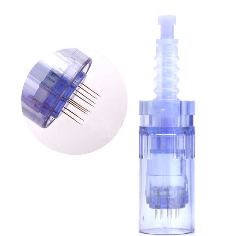 10Pcs 12Pin Needle Cartridge Tip For A6 Dr Pen Electric Auto Micro Stamp Derma
