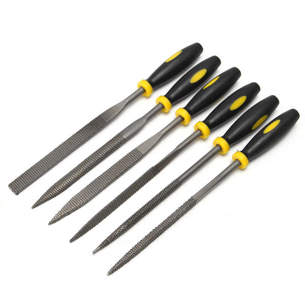 6pcs Mini Files Metal Filing Rasp Needle File Wood Tools Hand Woodworking Tool