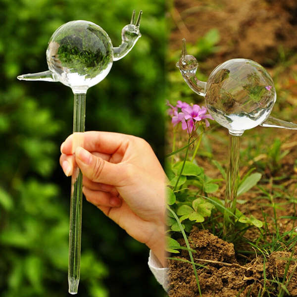 Glass Snail Automatic Drip Watering Potted Plant Irrigation Controller