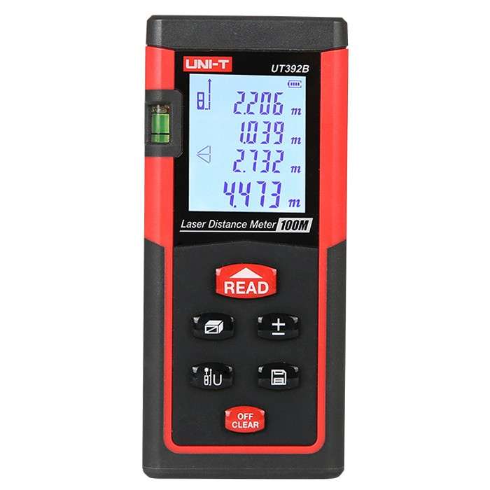 UNI-T UT392B 100M Laser Range Finder Distance Meter Area Volume Add/Subtract Co