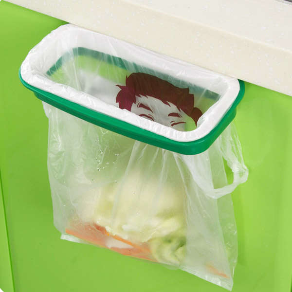 Honana Plastic Hanging Garbage Rubbish Bag Holder Kitchen Cupboard Garbage Bag