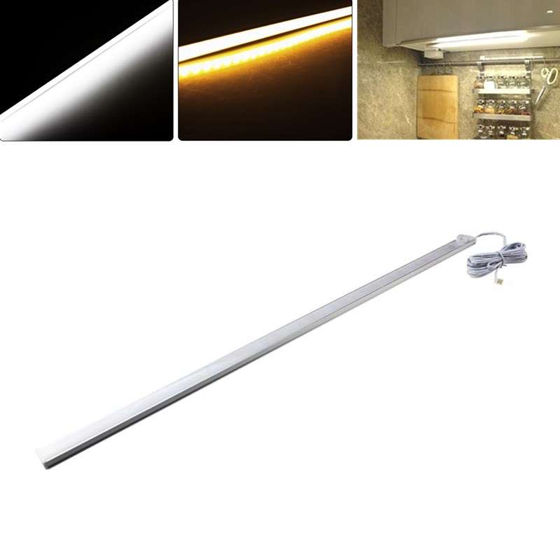 50CM Body PIR Motion Sensor LED Tube Cabinet Rigid Light for Kitchen Closet War
