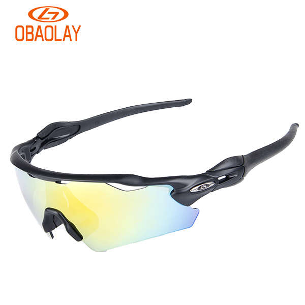 OBAOLAY Radar EV PC Polarized Sunglasses Unisex Anti-UV Outdoor Sport Bicycling