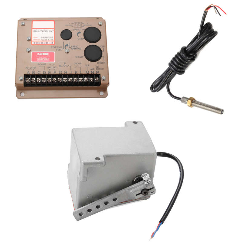 ESD5500E Speed Governor Speed Controller Board + MSP6729 Magnetic Speed Sensor