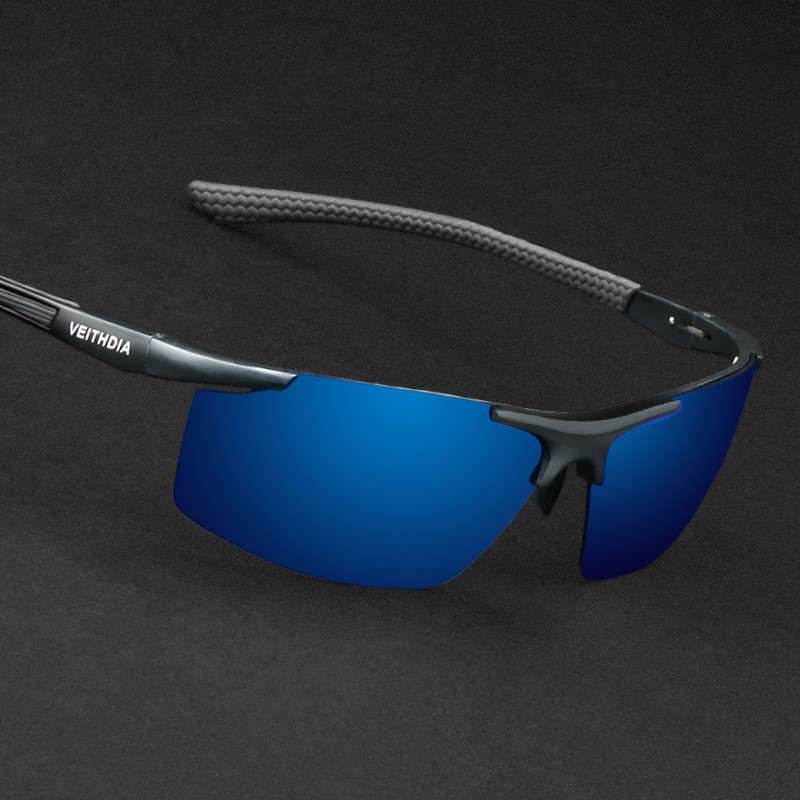 Aluminum Magnesium Alloy Sunglasses UV Protection Polarized Driving Outdoor Eye