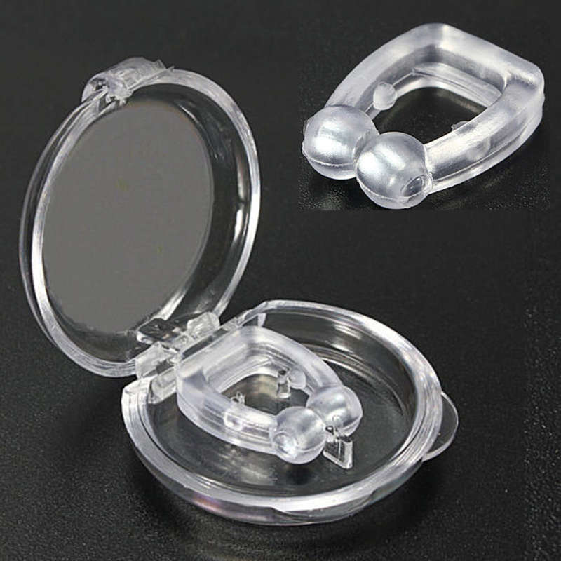 Silicone Snoring Stopper Anti Snore Nose Clip Sleeping Aid Prevent Dry Mouth He