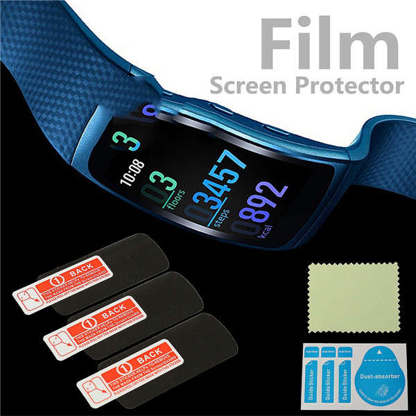 3Pcs Anti Scratch Frosted Screen Protector Films Shield For Samsung Gear Fit 2