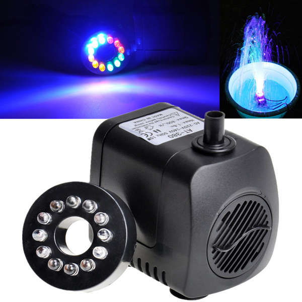800L/H 210 GPH Submersible Water Pump For Aquarium Fish Tank Pond Fountain With