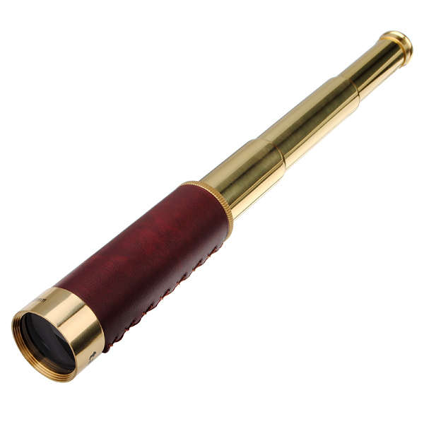 25X30 Long Brass Nautical Monoscope Telescope TelescopicEye Vision Glass