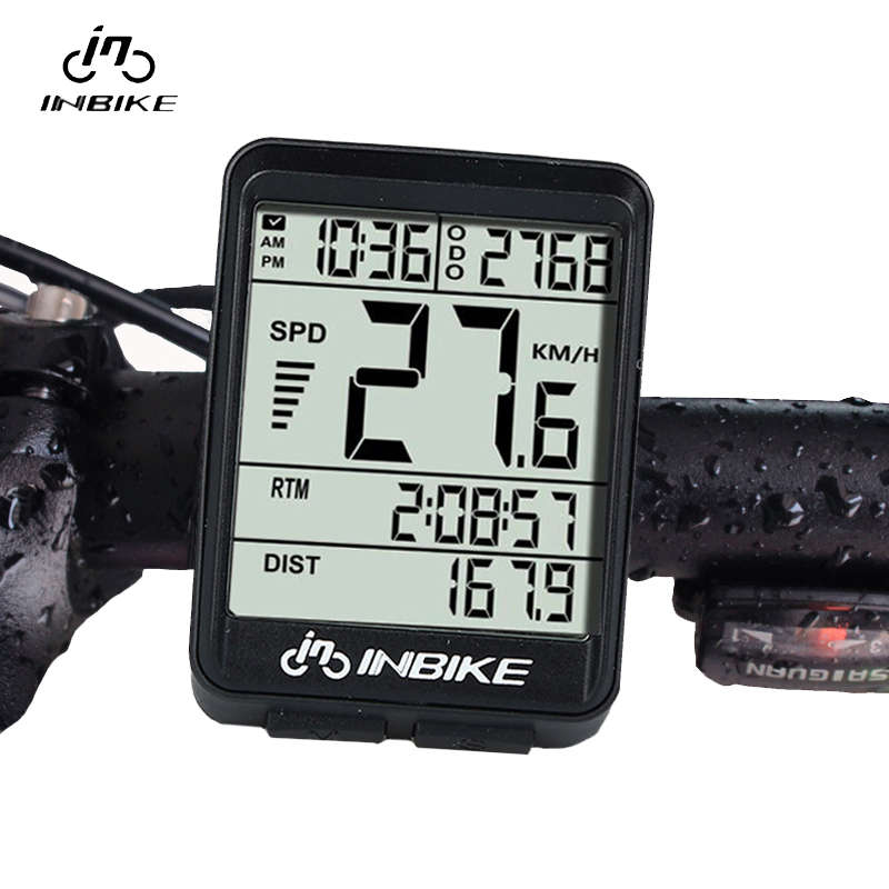 INBIKE IN321 Bicycle Computer Waterproof Wireless LCD Odometer Bicycle Speedome