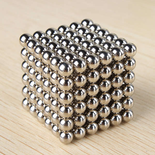 216Pcs 5mm Sliver DIY Neo Cube Magic Beads Magnetic Balls Puzzle With Box