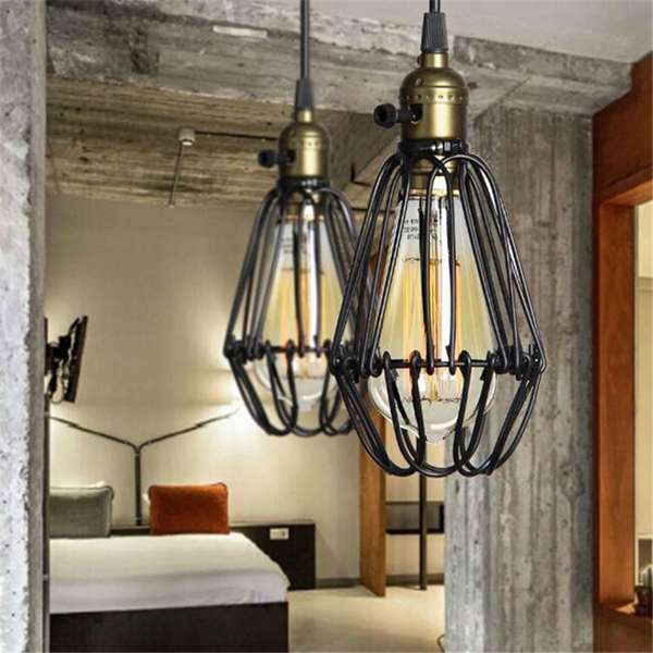 Industrial Retro Vintage Kitchen Bar Shop Black Pendant Light Ceiling Hanging L