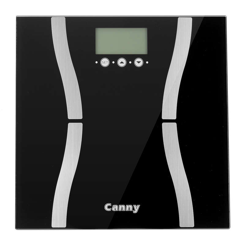 Digital Smart Fat Scale Body Weight BMI Fat Water Calorie Tempered Glass