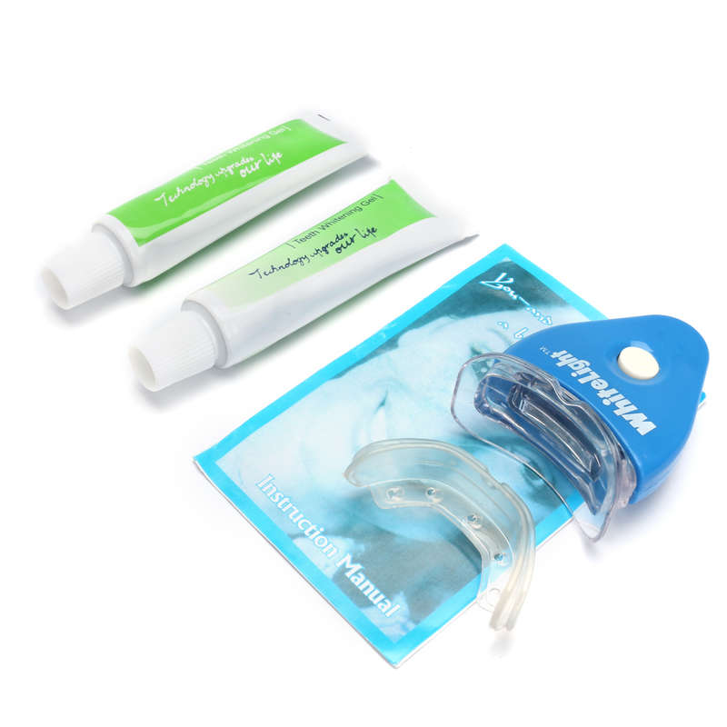 Tooth Dental Gel Bleaching Strong LED Light Teeth Whitening Whitener Cleaning K