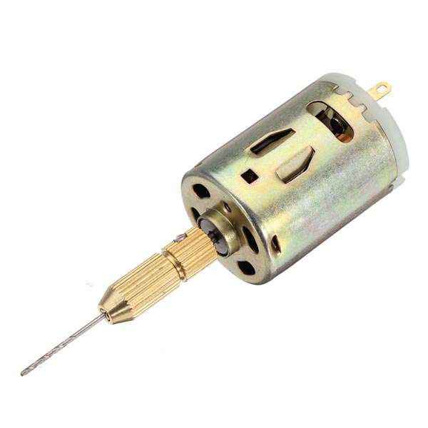 12V Small PCB Drill Press Drilling With 1mm Drill