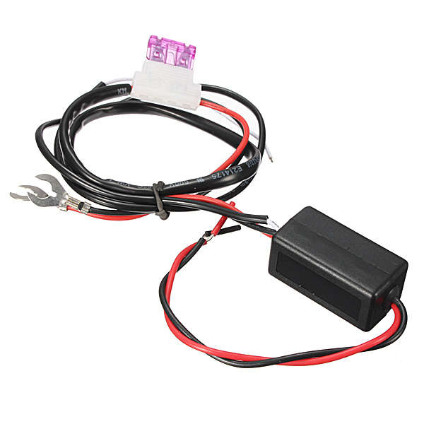 12V Car LED Running Light Relay Harness DRL Controller On/Off Switch