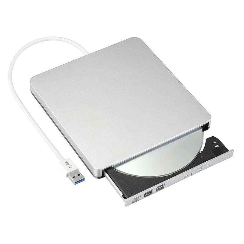 USB 3.0 SATA 9.5mm External Enclosure Case Writer Burner Drive For Laptop CD/DVD