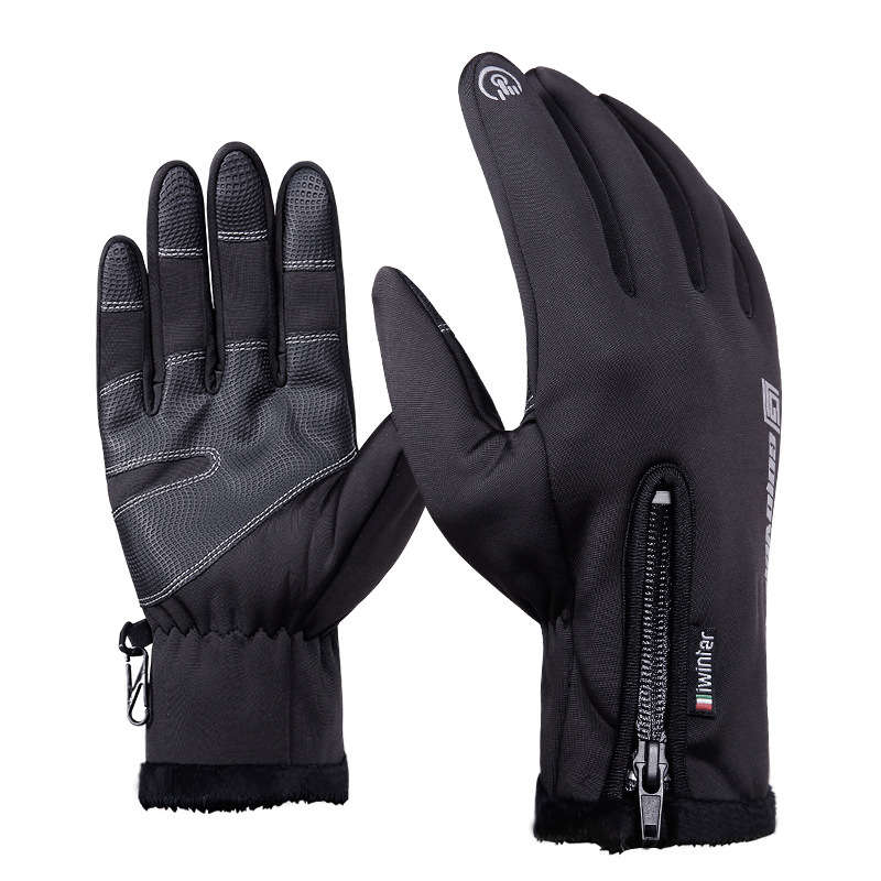 DB03 Unisex Touch Screen Windproof Waterproof Sports Winter Full Finger Ski Glo