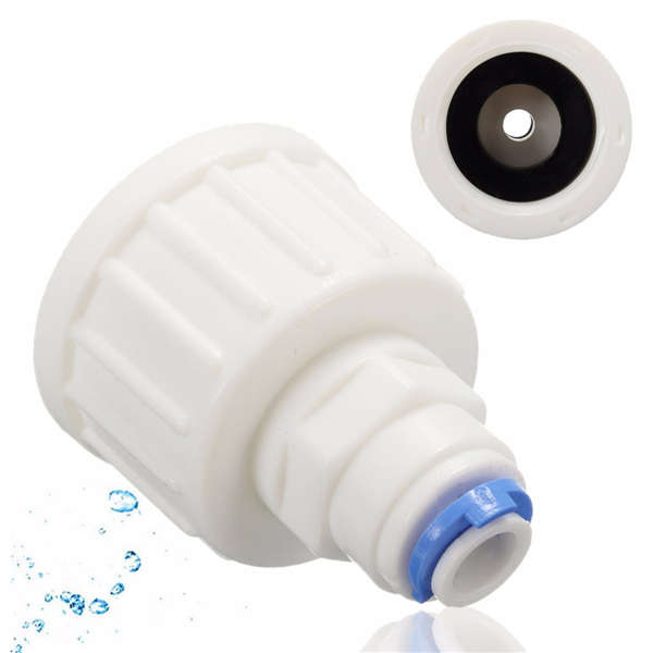 Reverse Water Filte Tap Connector Osmosis RO Garden 3/4 BSP to 1/4 Tube