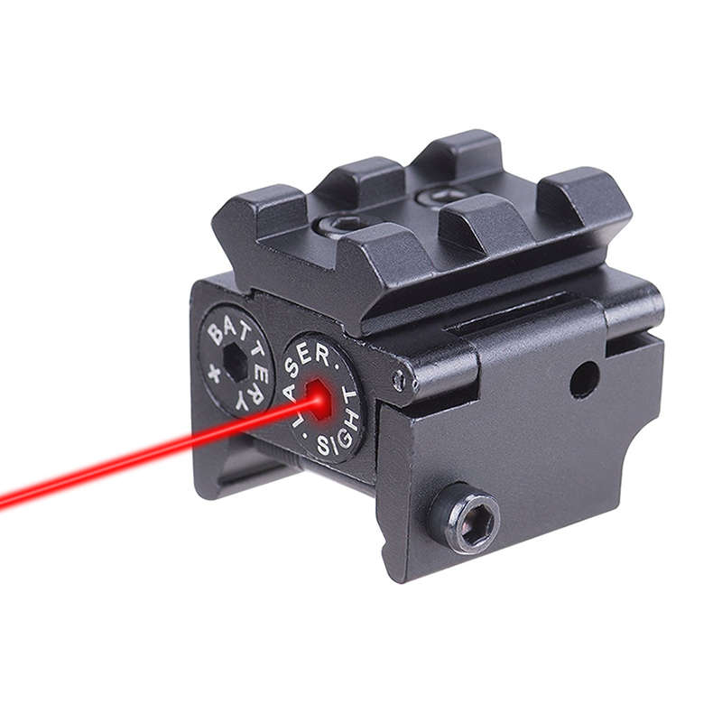 Mini Red Laser Beam Dot Sight Scope Hang Type Compact Tactical Picatinny 20mm R