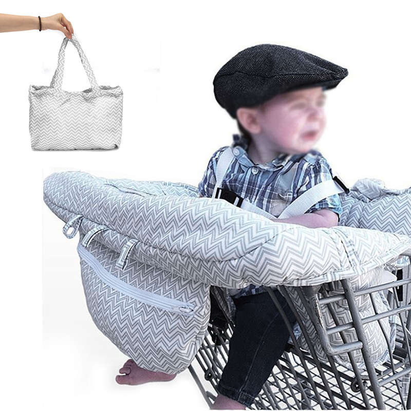 Baby Kids Shopping Cart Cushion Trolley Pad Baby Shopping Push Cart Protection