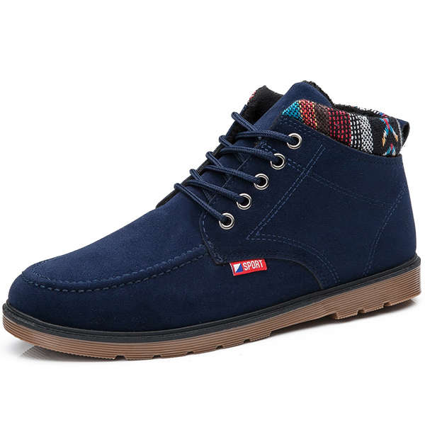 Men Comfortable Soft Sole Suede Warm Ankle Boots