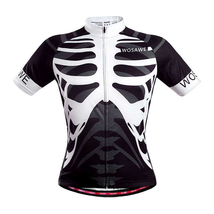 WOSAWE Mens Cycling Bicycle Jersey Mountain Road Short Sleeve Shirt Bike Clothi
