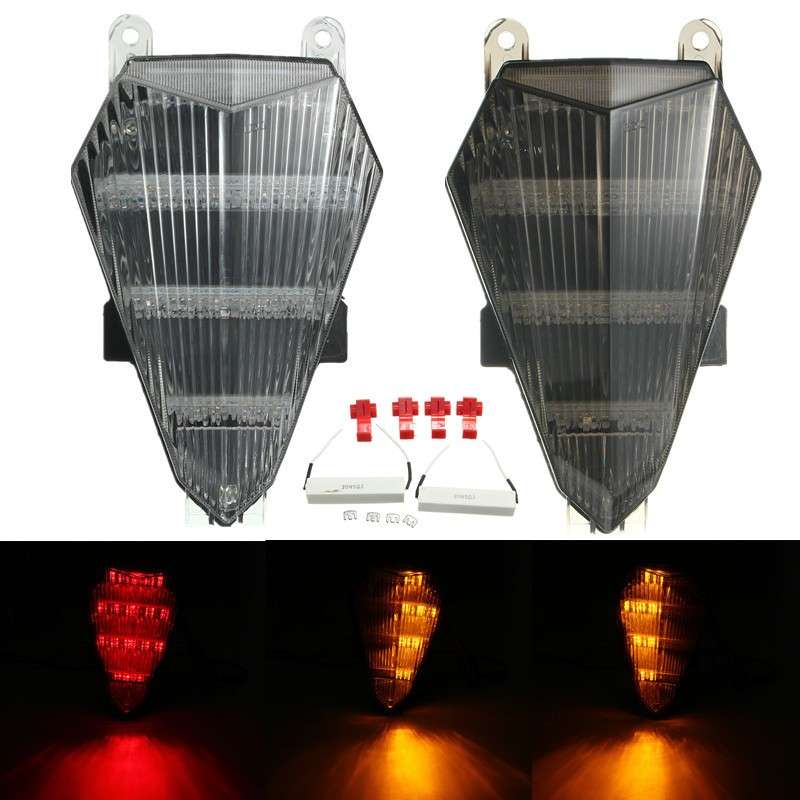 Motorcycle Tail Turn Signal Integrated Led Light For YAMAHA YZF R6 RJ15 2008-20