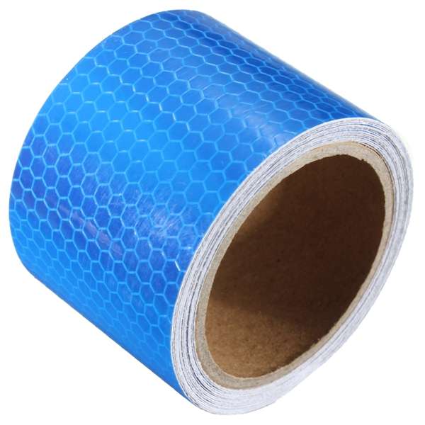 3mX50mm Blue Reflective Safety Warning Conspicuity Tape Film Sticker