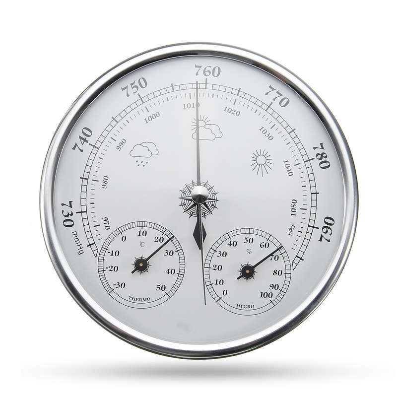 -30~+50¿¿¿ 0~100%Rh 960~1060hPa Wall Hanging Weather Forecast Thermometer Hygro