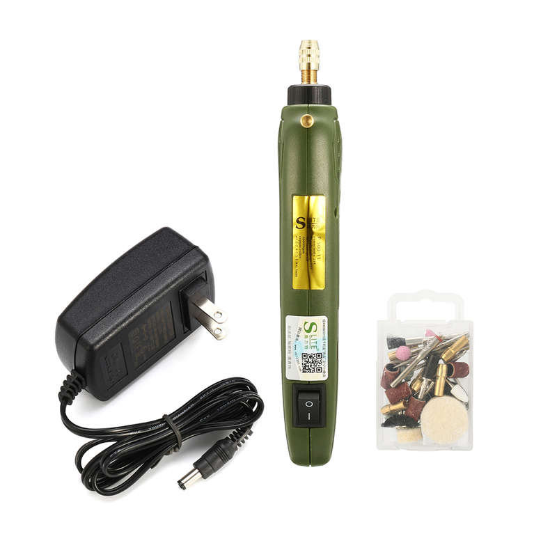 220V Mini Engraving Pen Electric Engraver Carve Wood Chisel Carving Tools for M