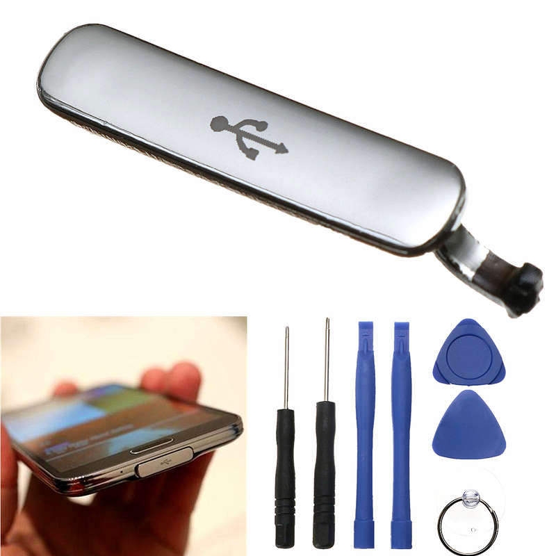 Replacement Tools USB Waterproof Dust Charger Port Cover Cap  for Samsung Galax