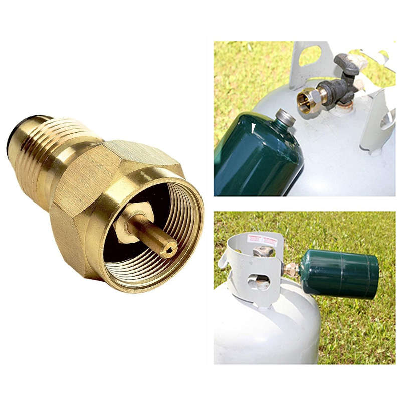 IPRee Cooking Stove Converter Propane LP Gas Regulator Valve Refill Adapter Cyl